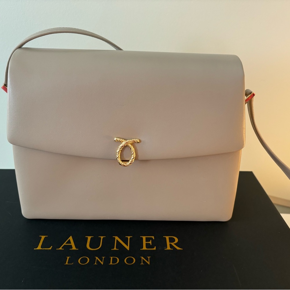 Authentic Launer London Dido Crossbody in buttermilk nib new - Picture 3 of 15